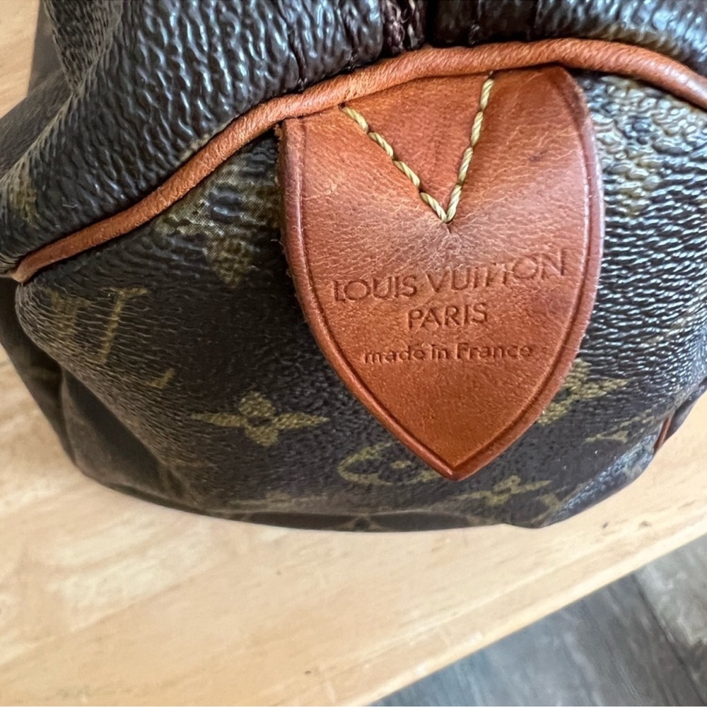 Louis Vuitton Brown Monogram Satchel - Picture 12 of 16